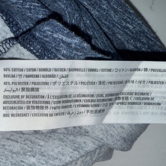 Hollister Men’s Long Sleeve Graphic Tee  Size M | California Surf Logo Navy Blue - Picture 11 of 14